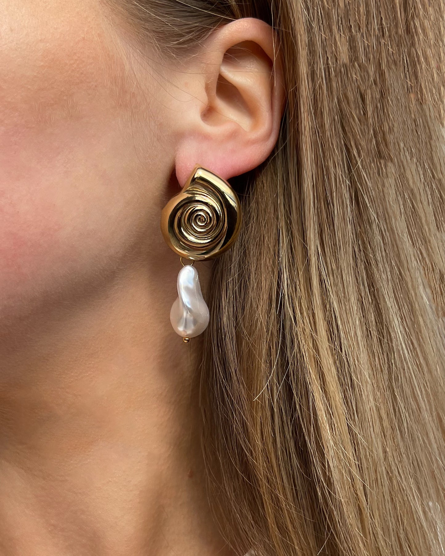 Ohrstecker Shell Glam