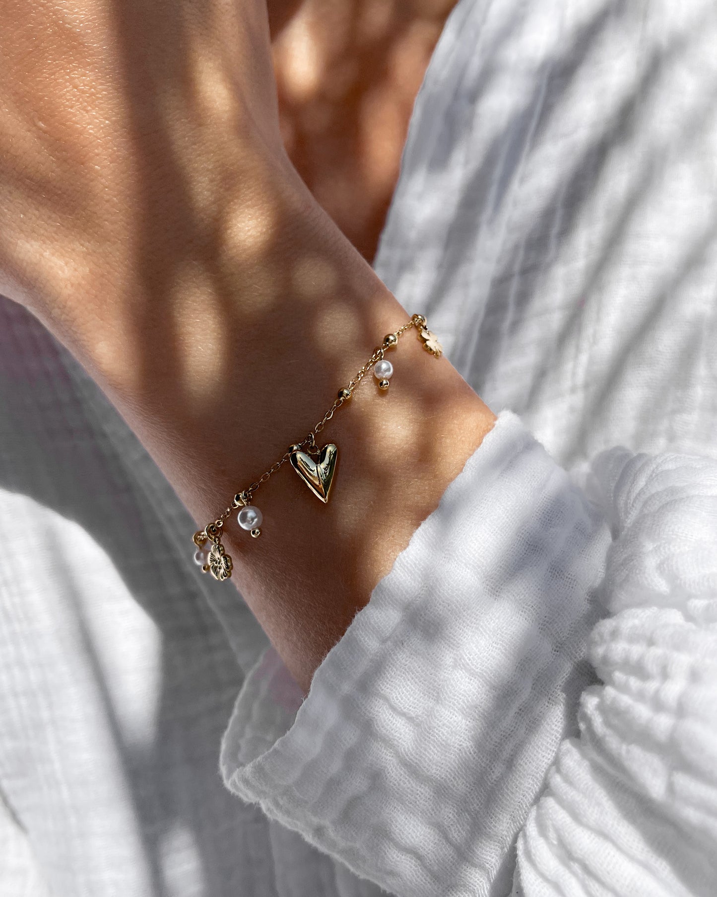 Armband Pure Heart with Charm's