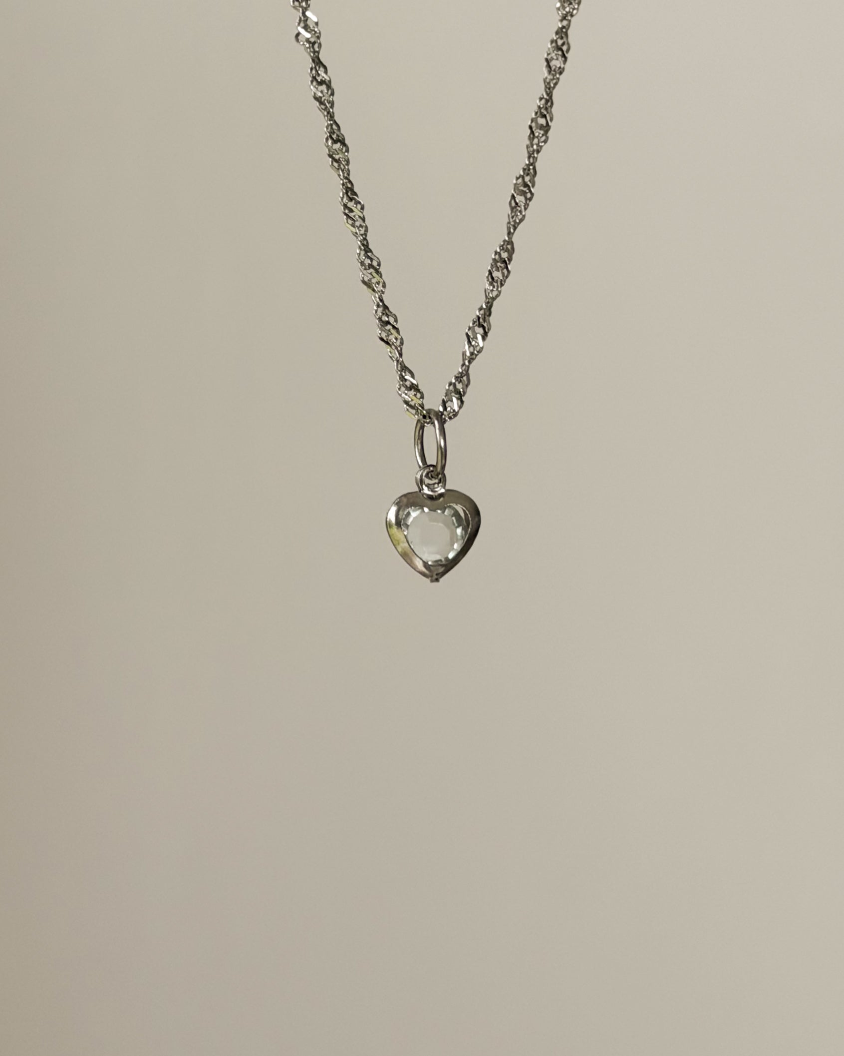 Charm Glass Heart