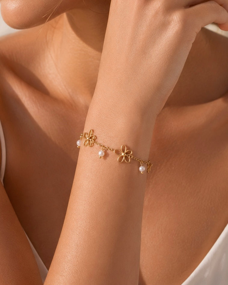 PRE ORDER | Armband Blossom Pearl