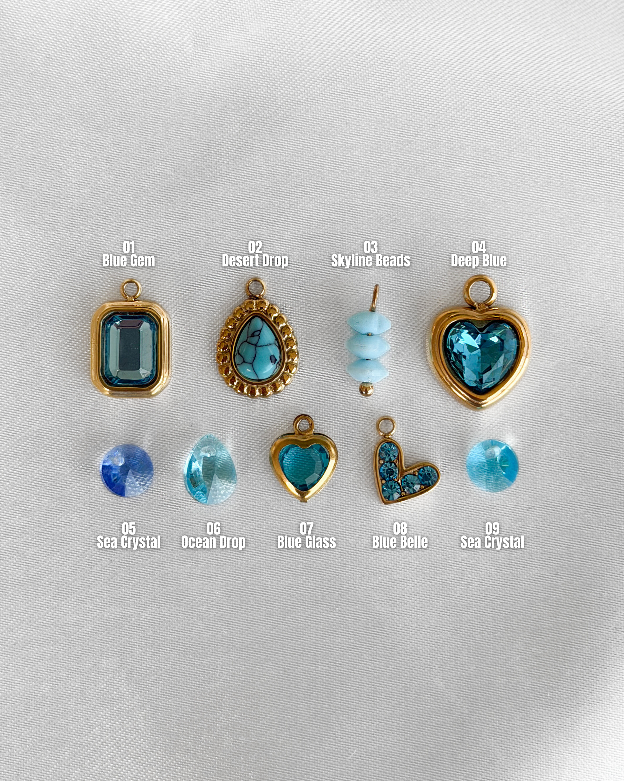 Gestalte deine Charmkette (Kette + 3 Charm's) ✨