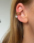 Earcuff Crystal Heart