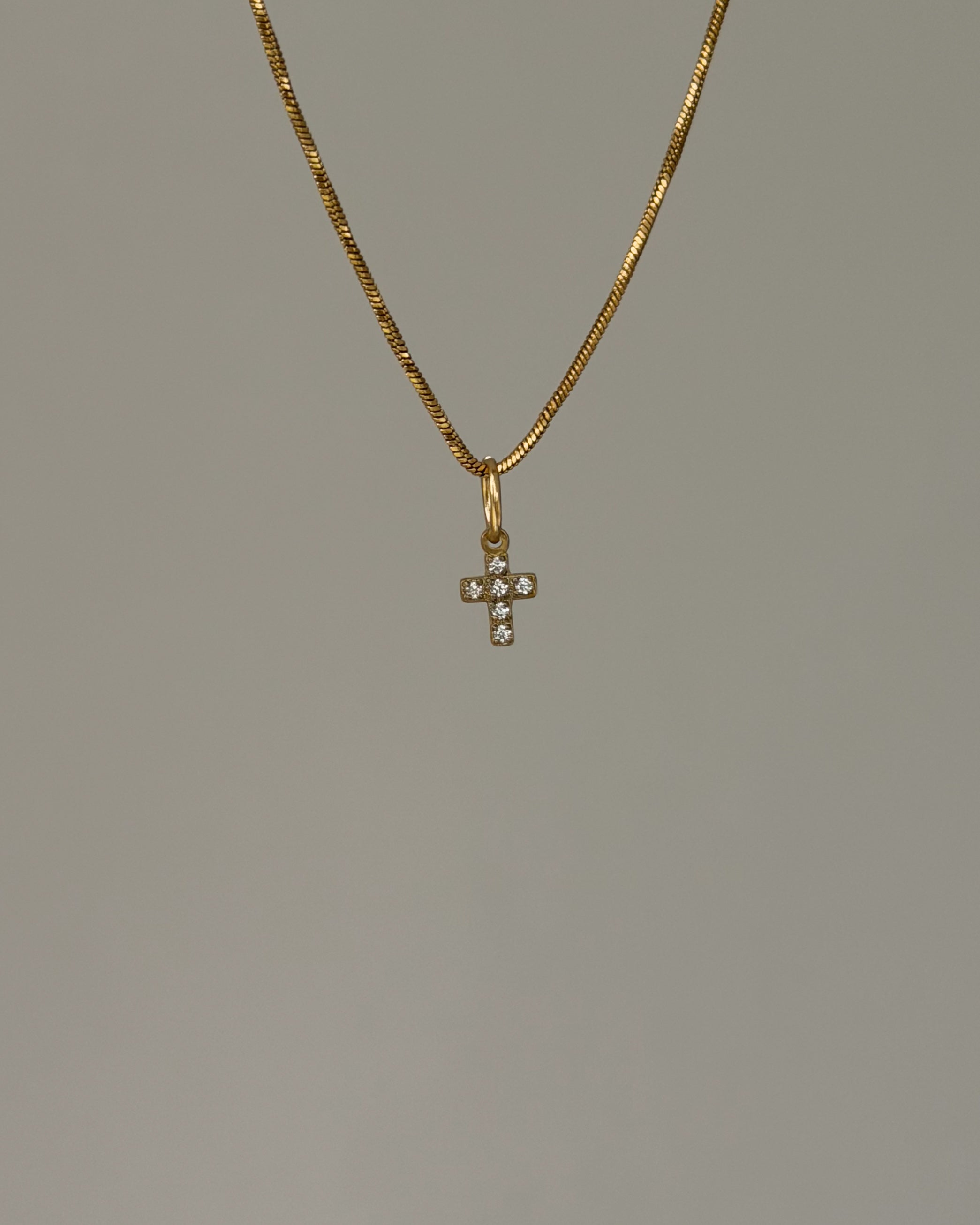 Charm Sparkly Cross