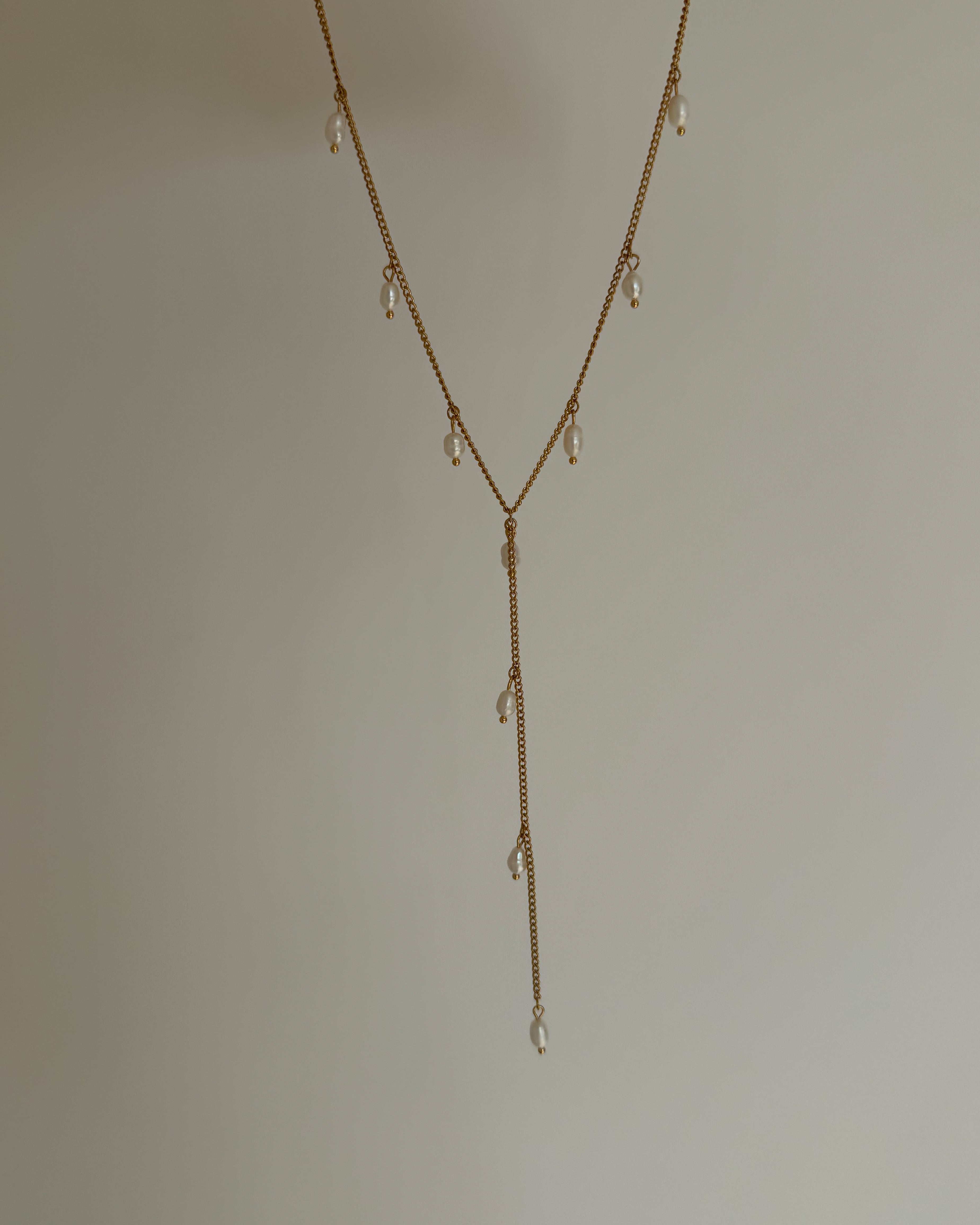 Halskette Pearl Drop Y