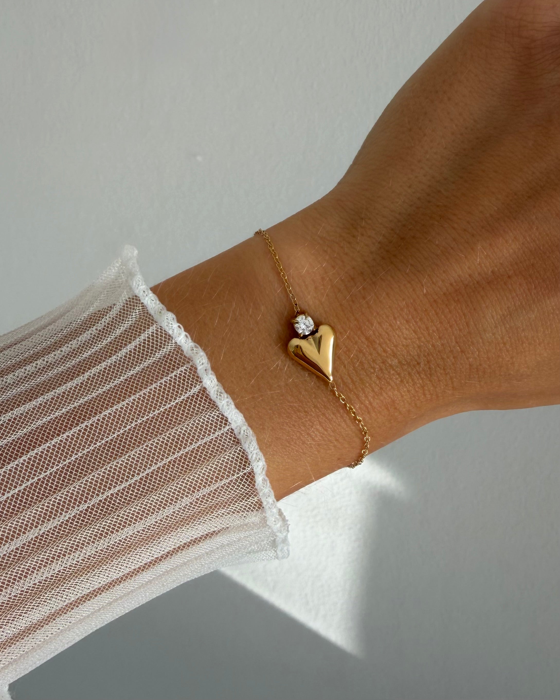 Armband Golden Heart