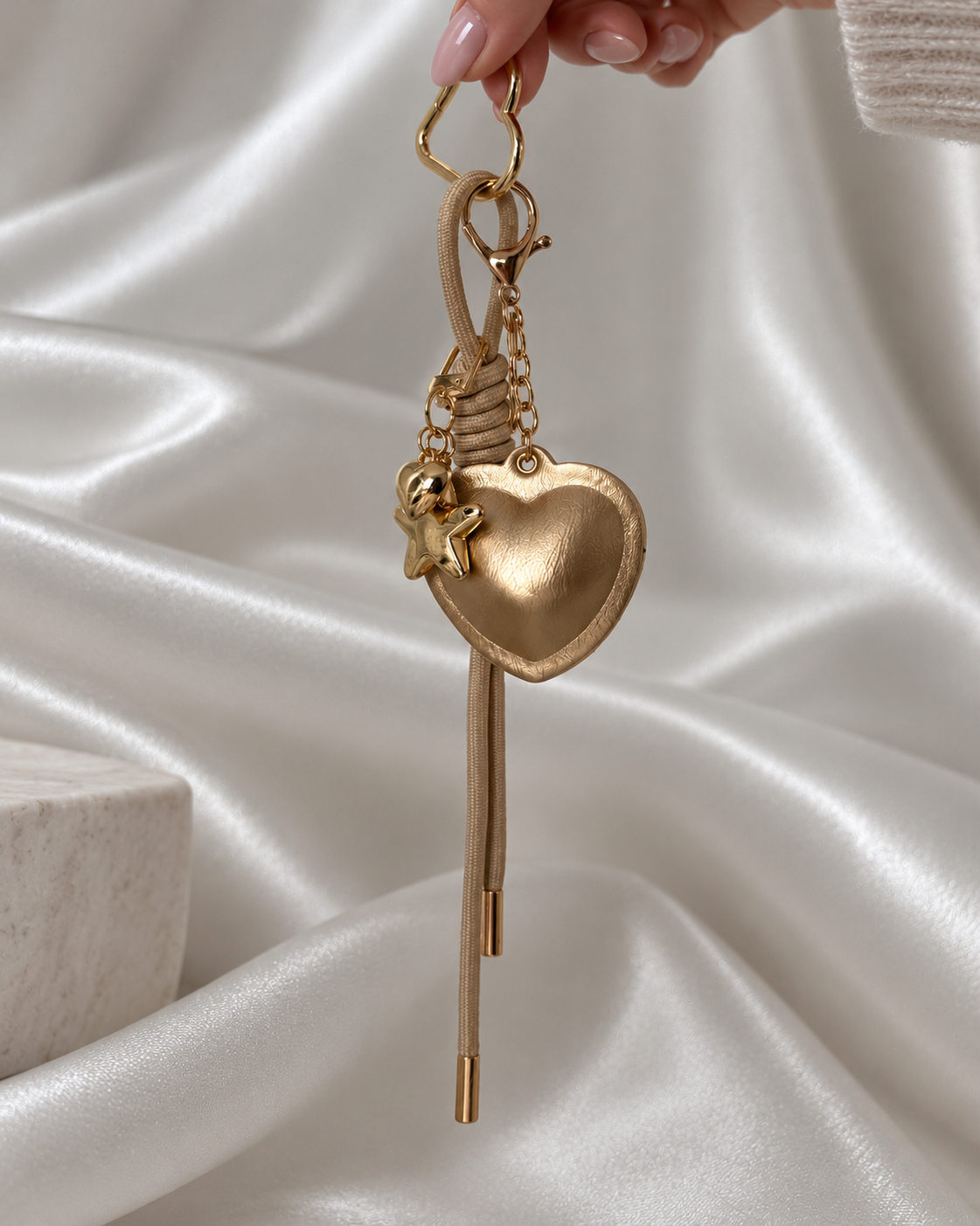 Bag Charm Golden Love