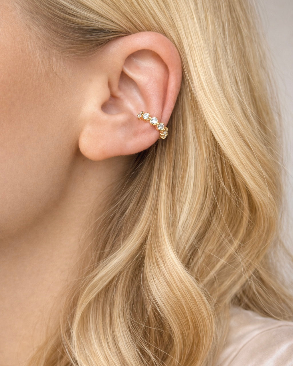 Earcuff Crystal Wave