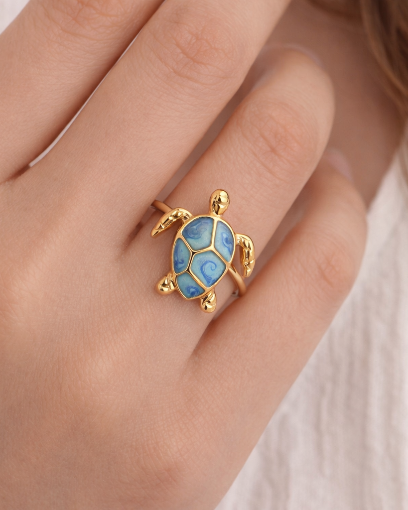PRE ORDER | Ring Blue Turtle