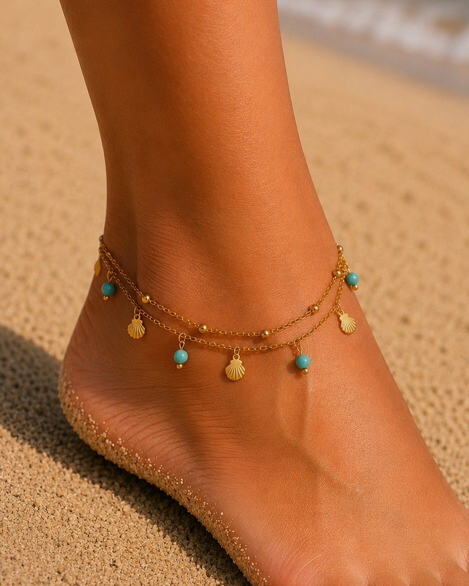 Fußkettchen Ocean Shell