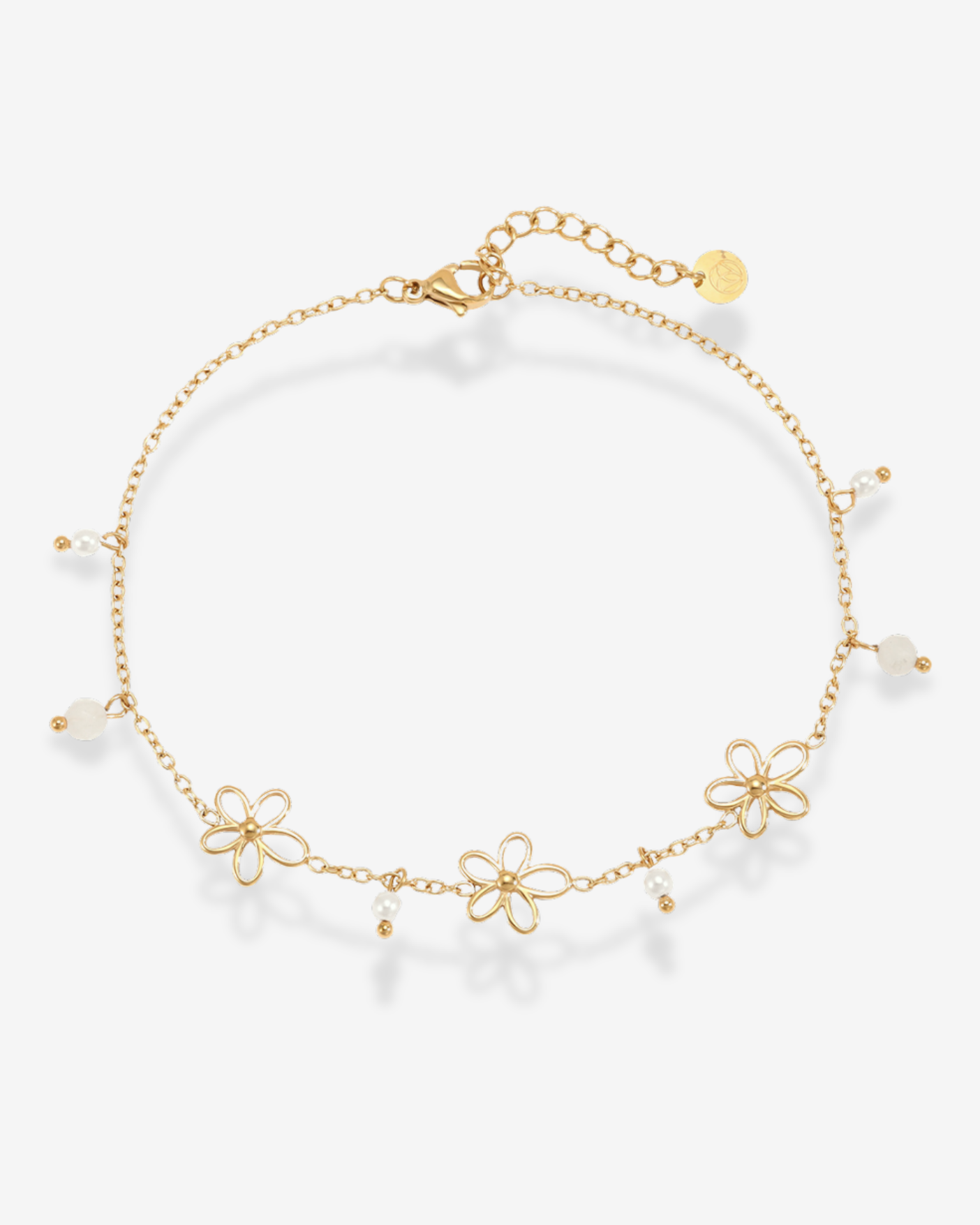Fusskettchen Blossom Pearl