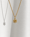 Charm Golden Snowflake