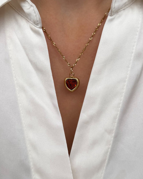 Charm Deep Red