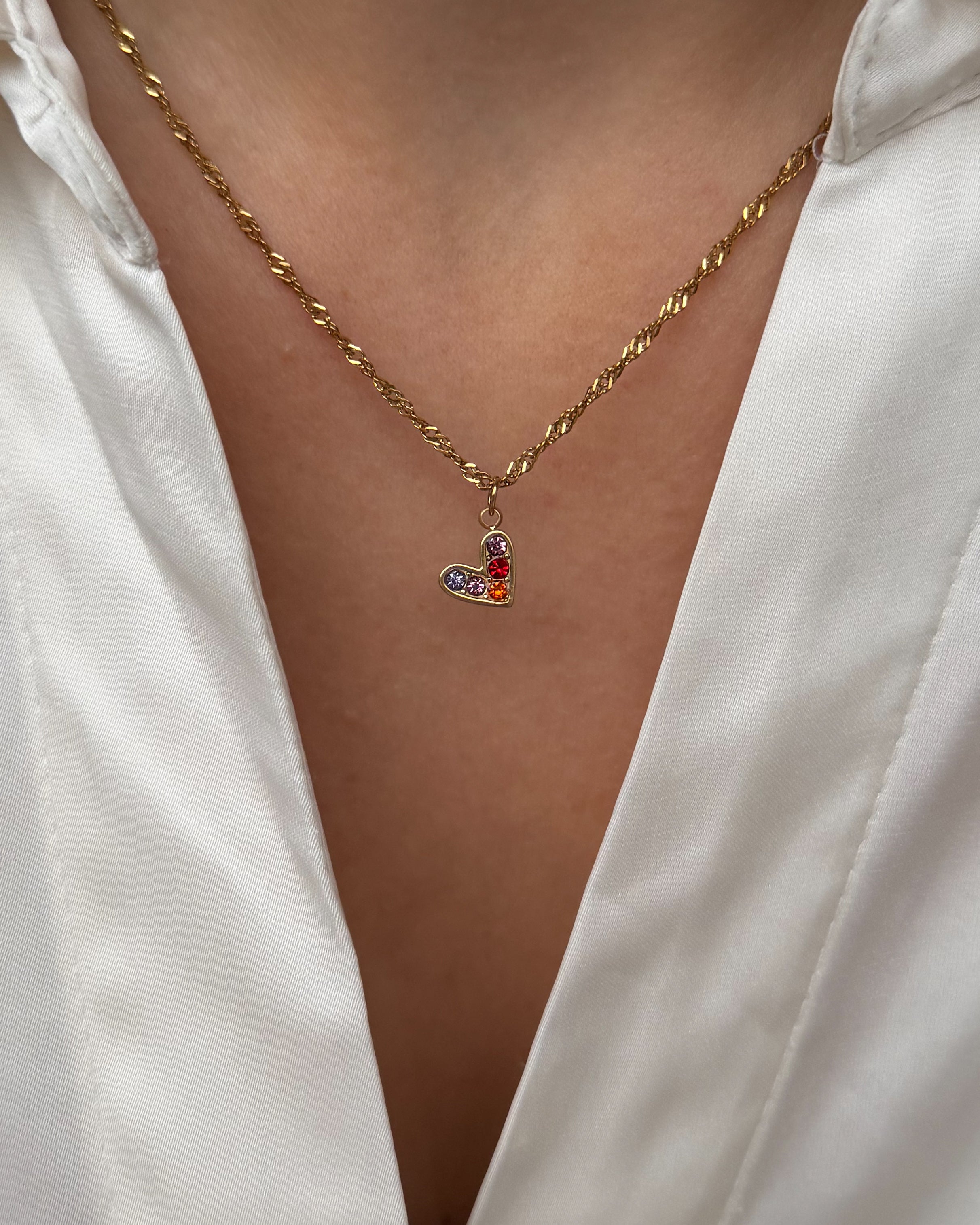 Charm Rainbow Heart