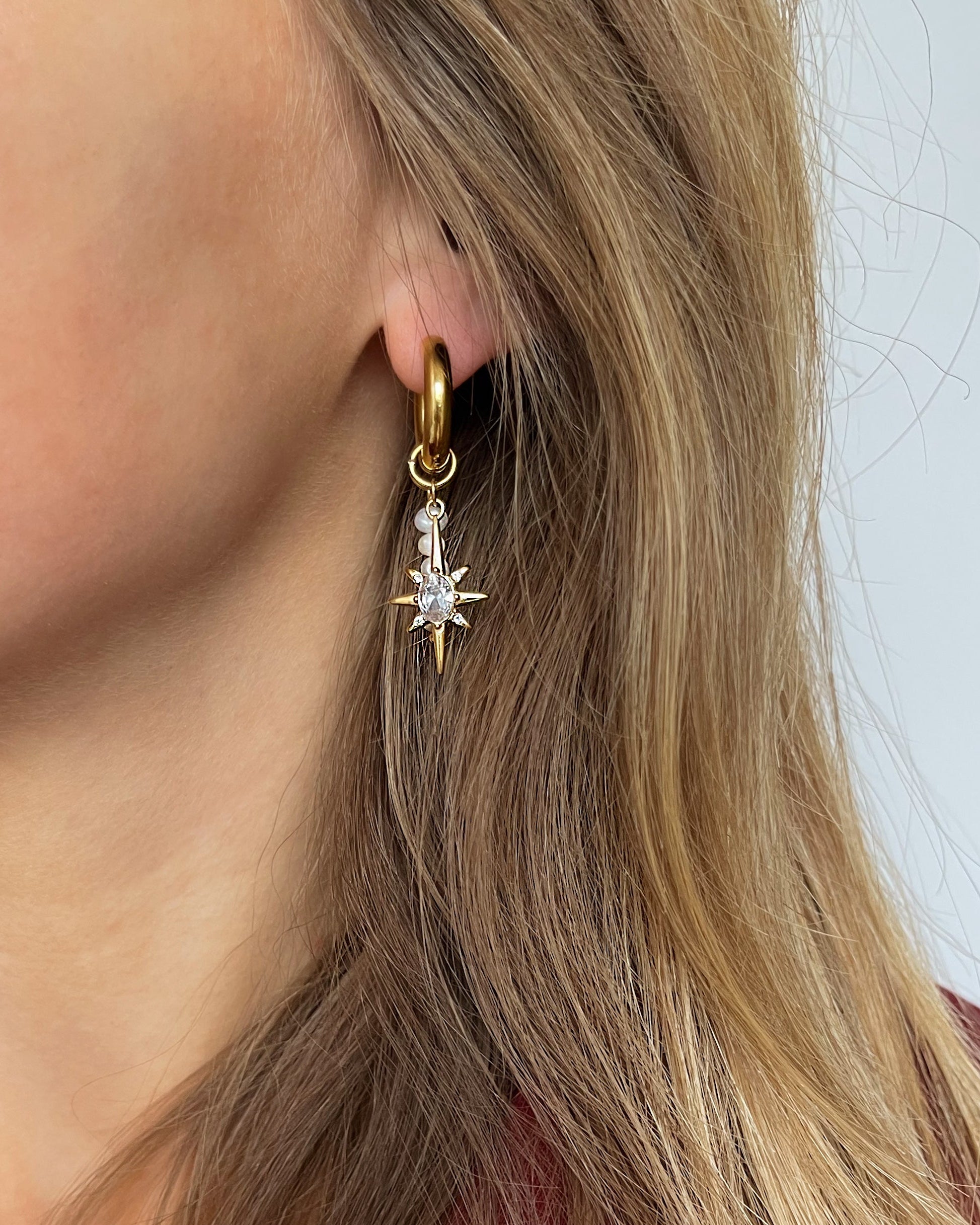 Ohrringe Frosted Star