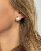 Ohrstecker Warm Snow Heart