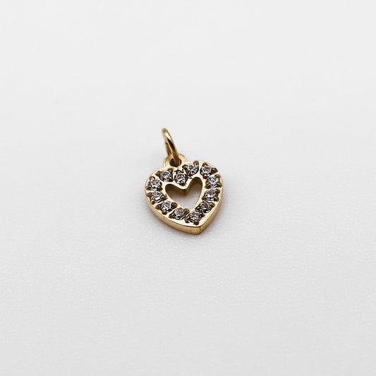 Charm ''Glitter Heart''