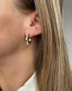 Ohrstecker Snow Pearl Hoops
