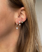 Ohrstecker Crystal Heart