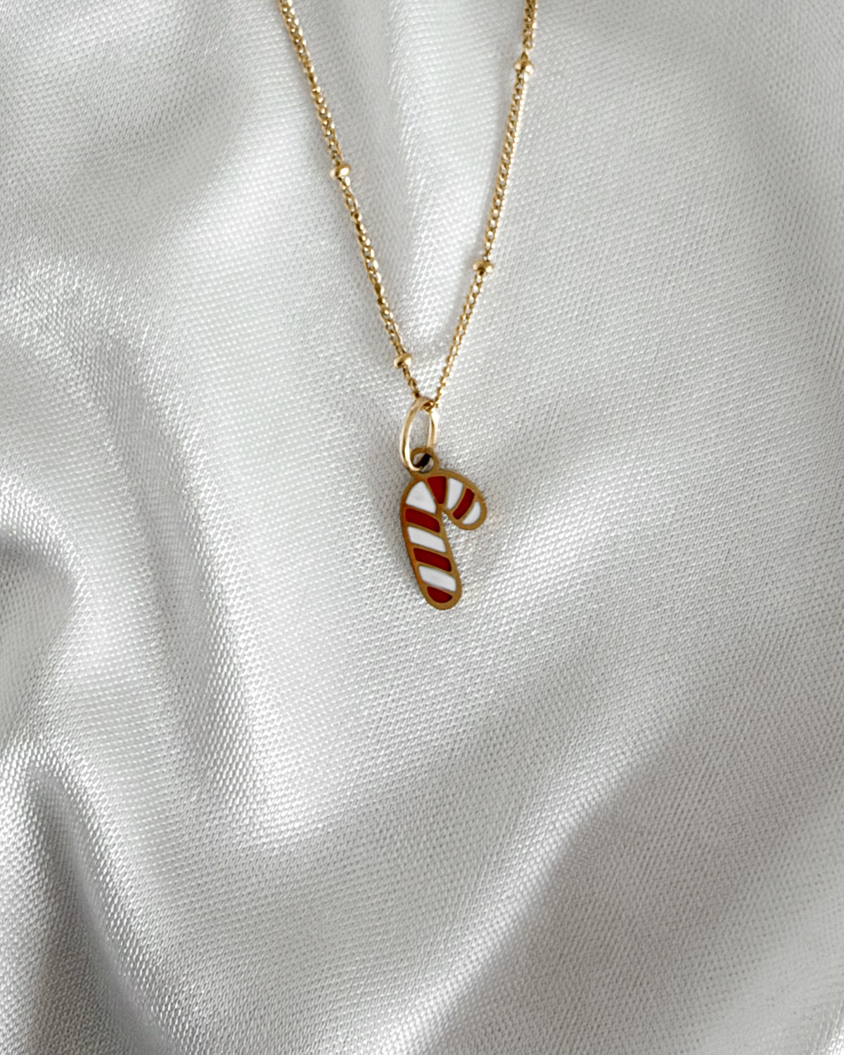 Charm Candy Cane Red