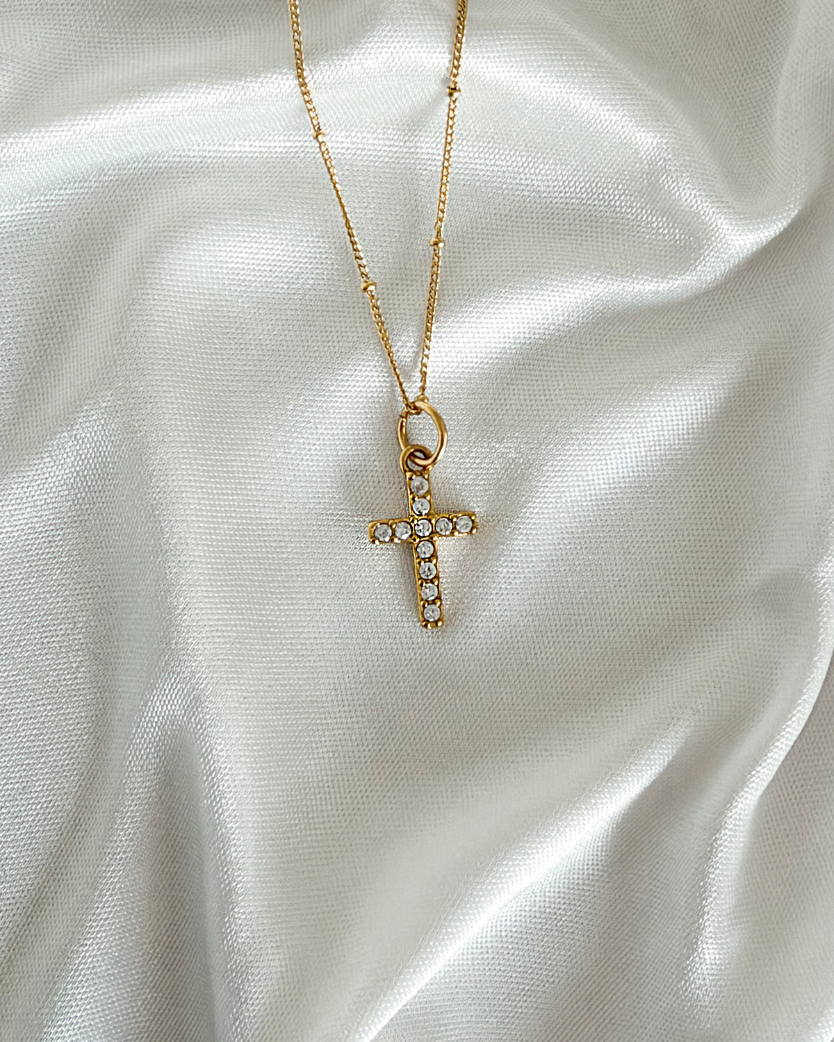 Charm Crystal Cross