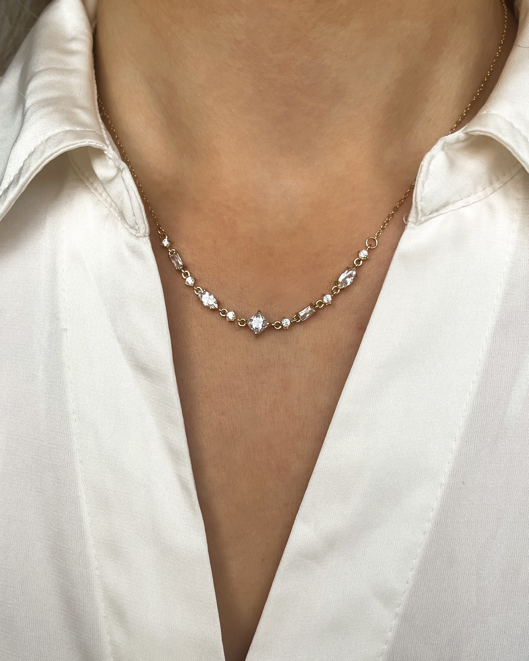 Halskette Golden Spark