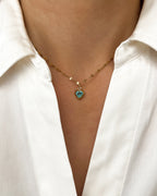 Charm Blue Glass