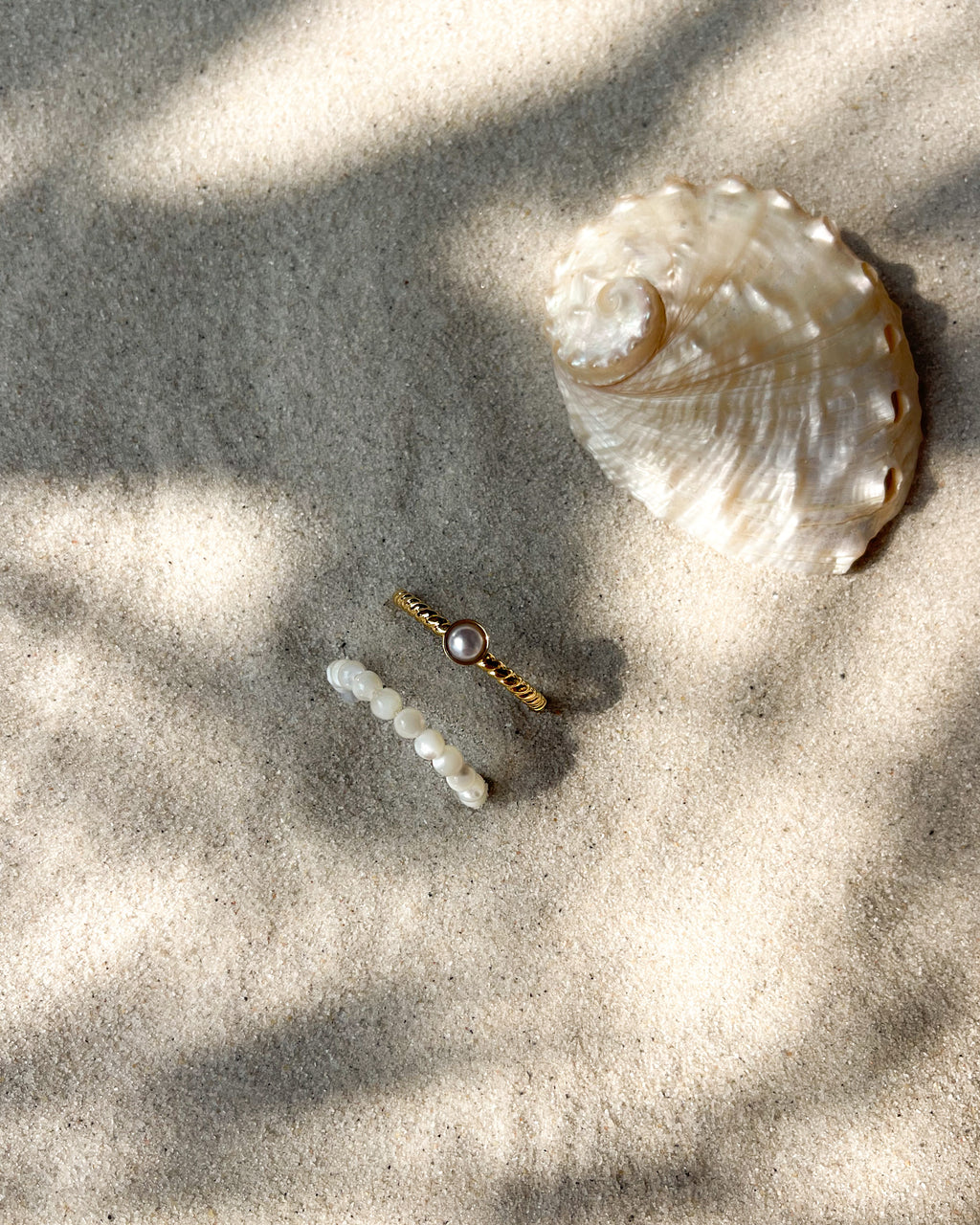 Perlenring White Serenity