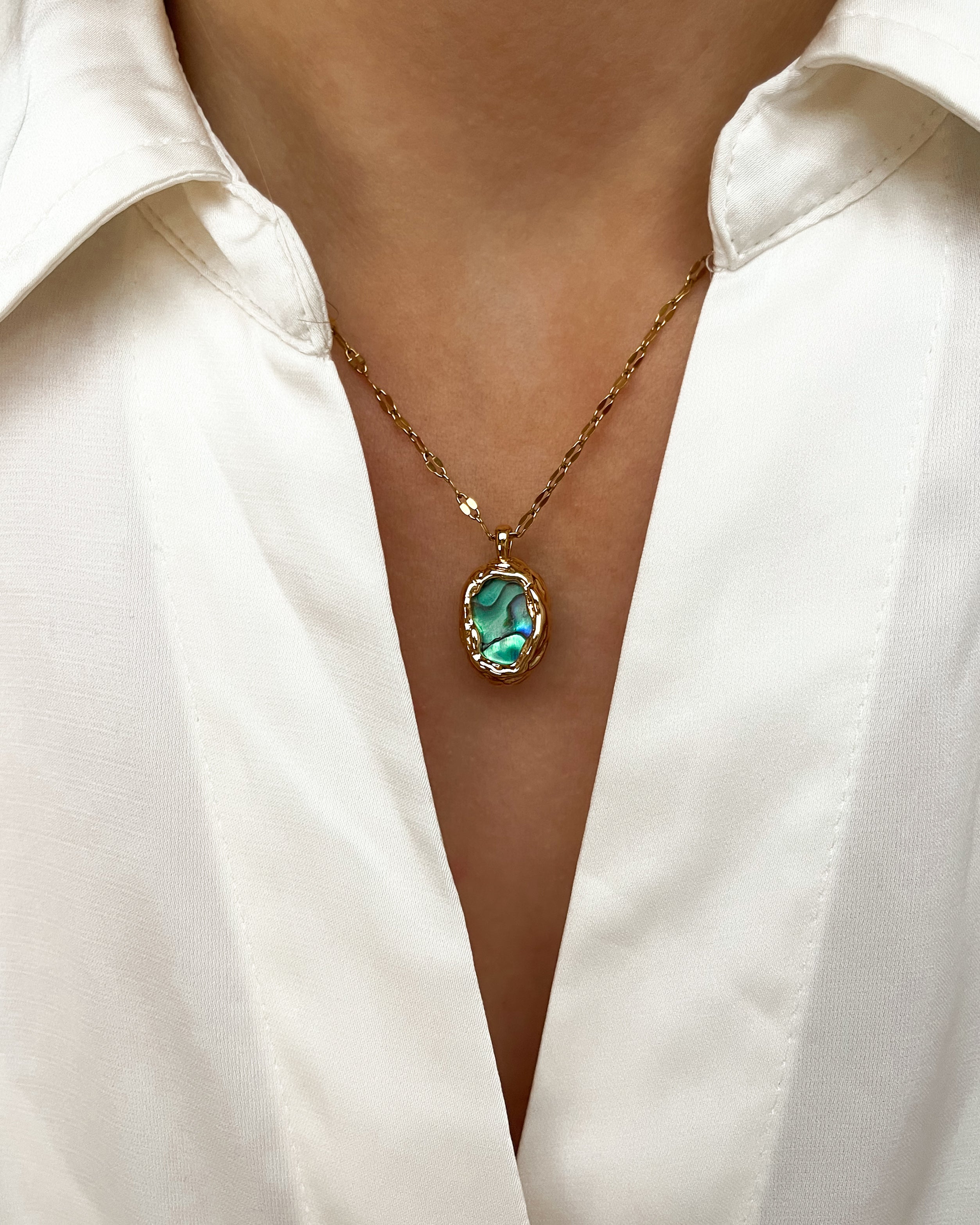 Halskette Vintage Abalone Shell