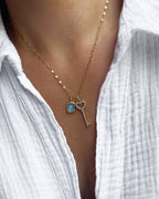 Charm Blue Gem