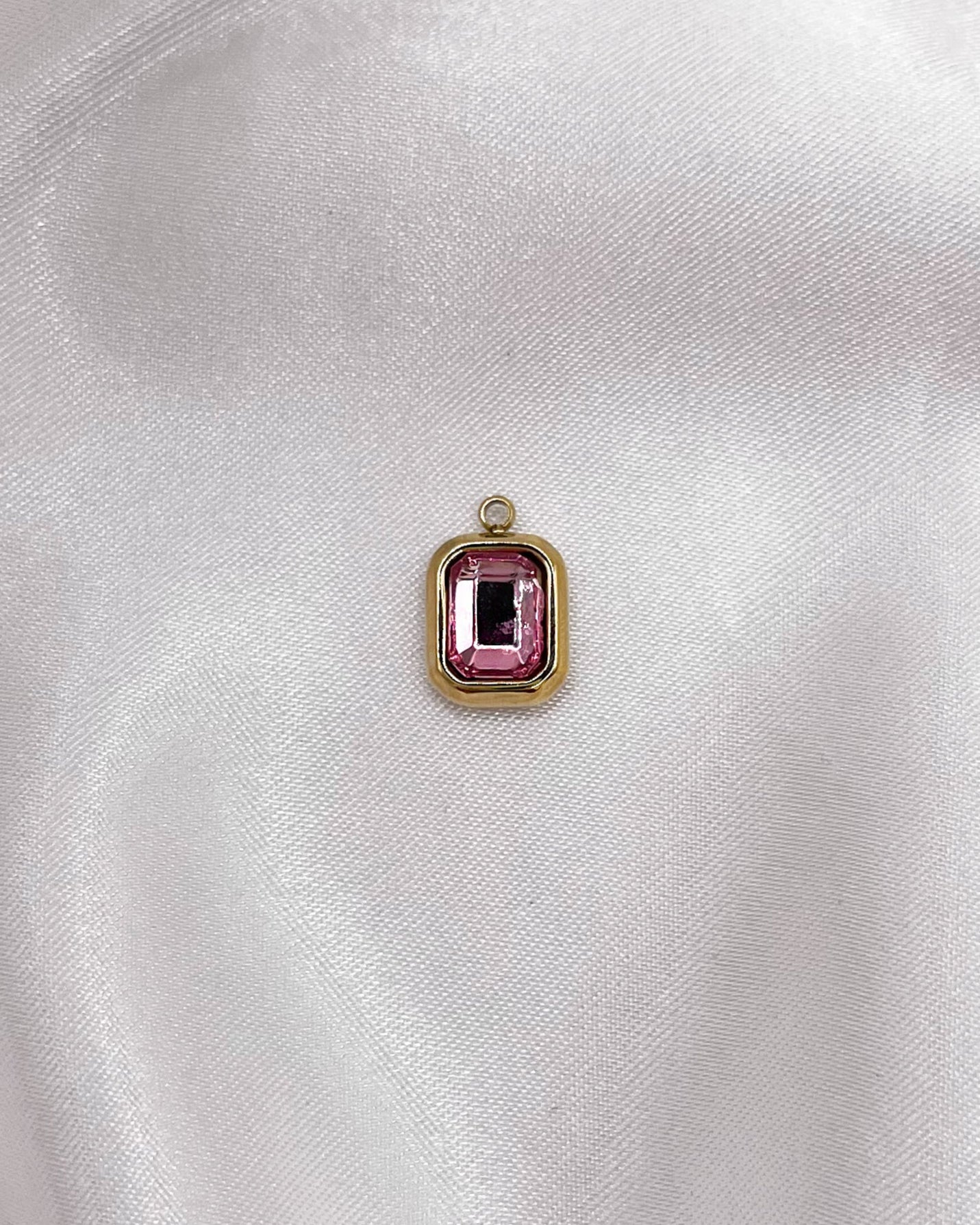 Charm Pink Gem
