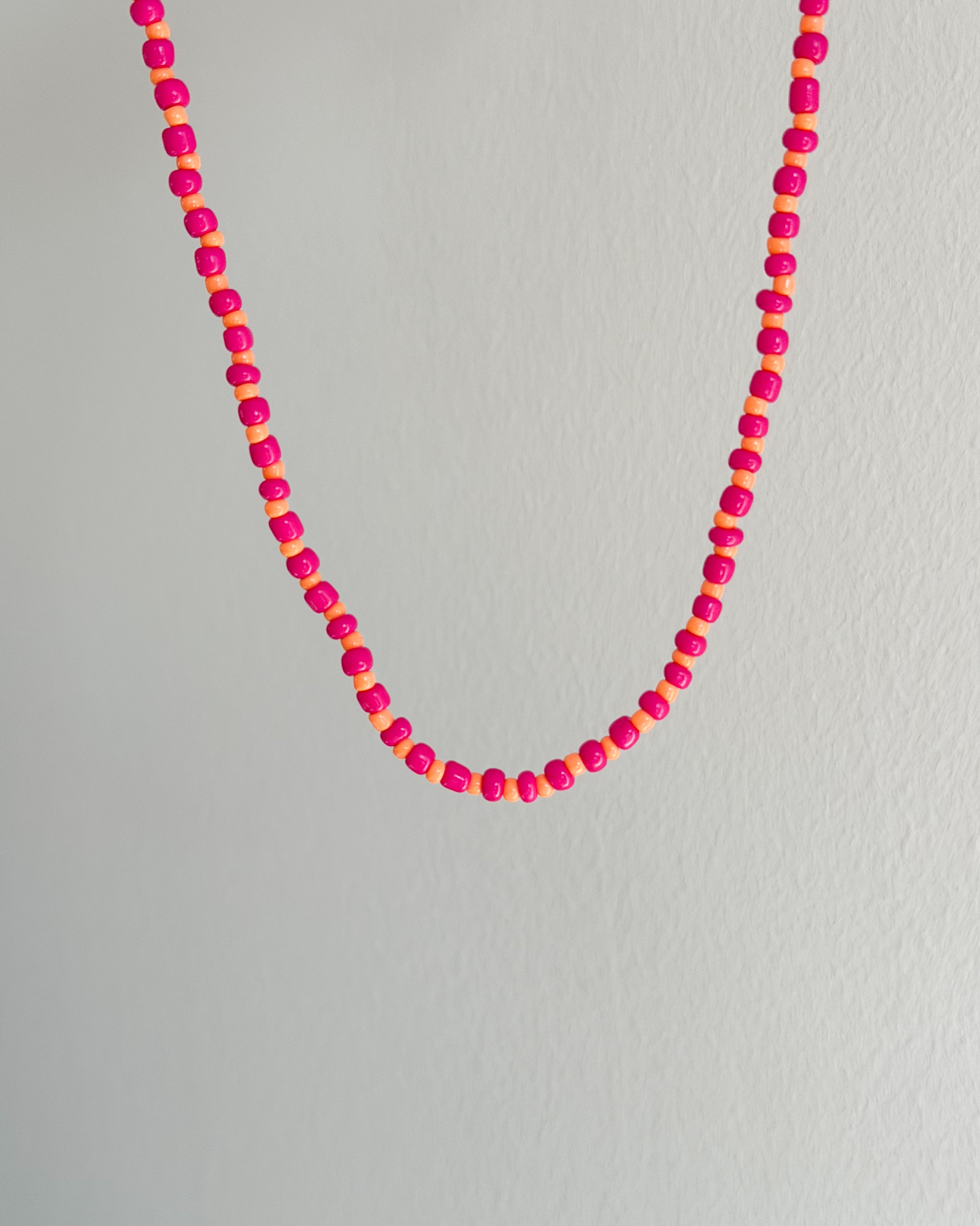 Handmade Perlenkette | Sunset Pop