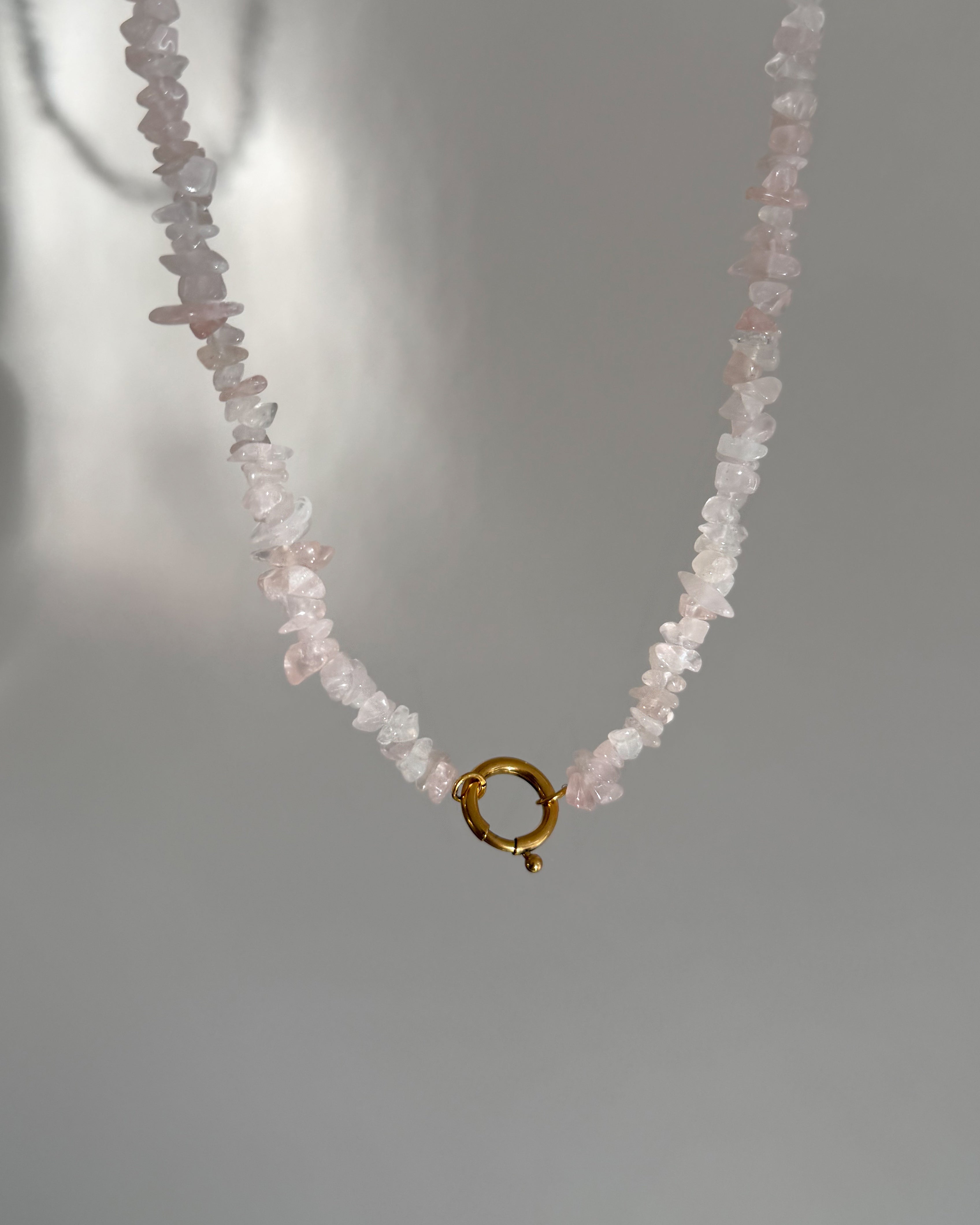 Handmade Perlenkette | Rosé Crush