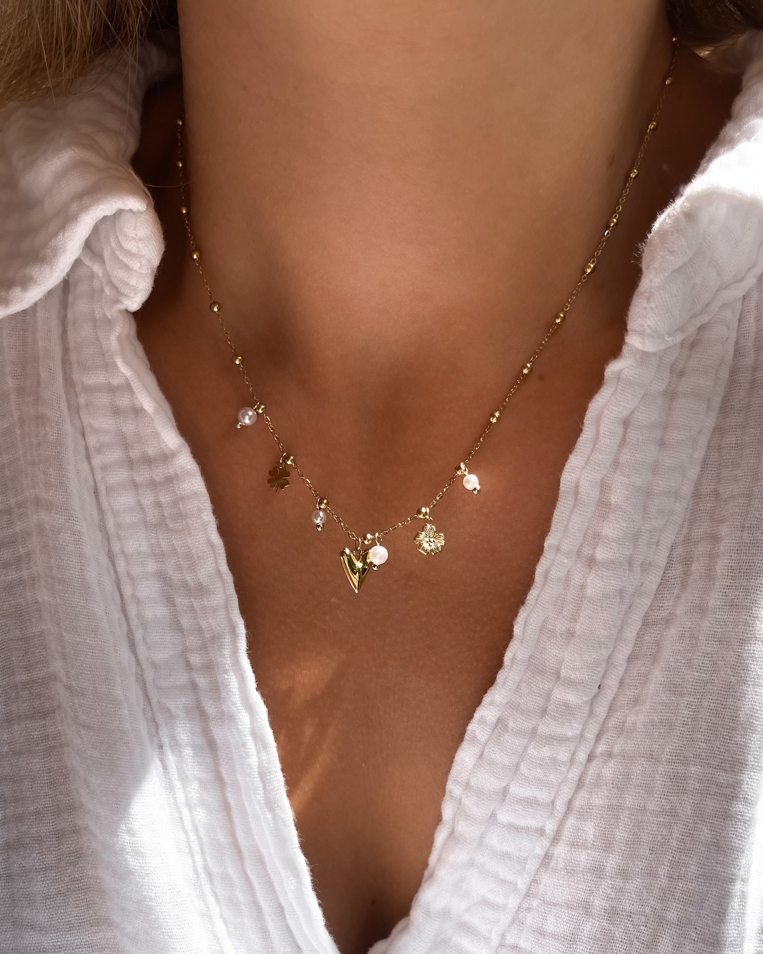 Halskette Pure Heart with Charm's
