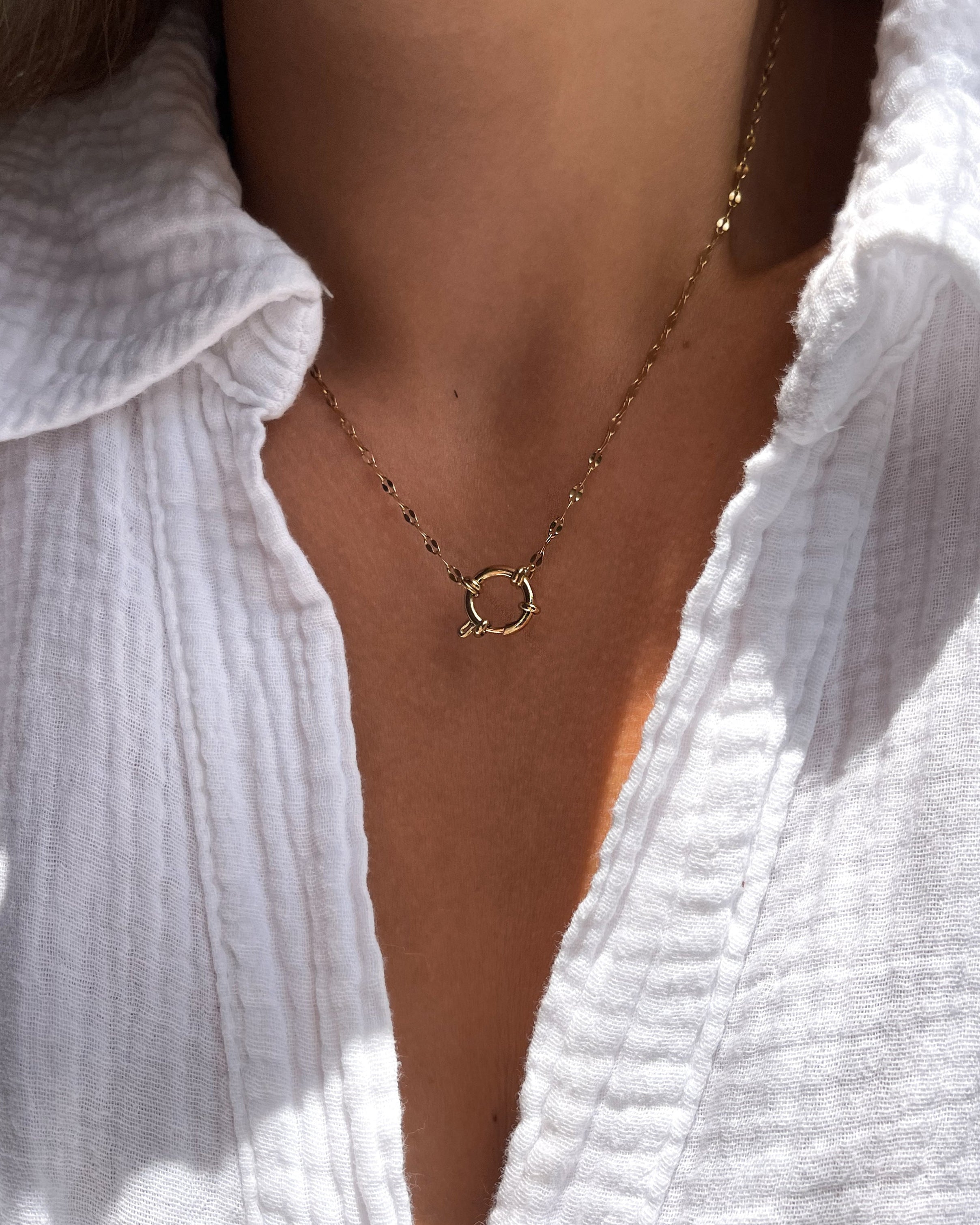 Halskette Crystal Charm