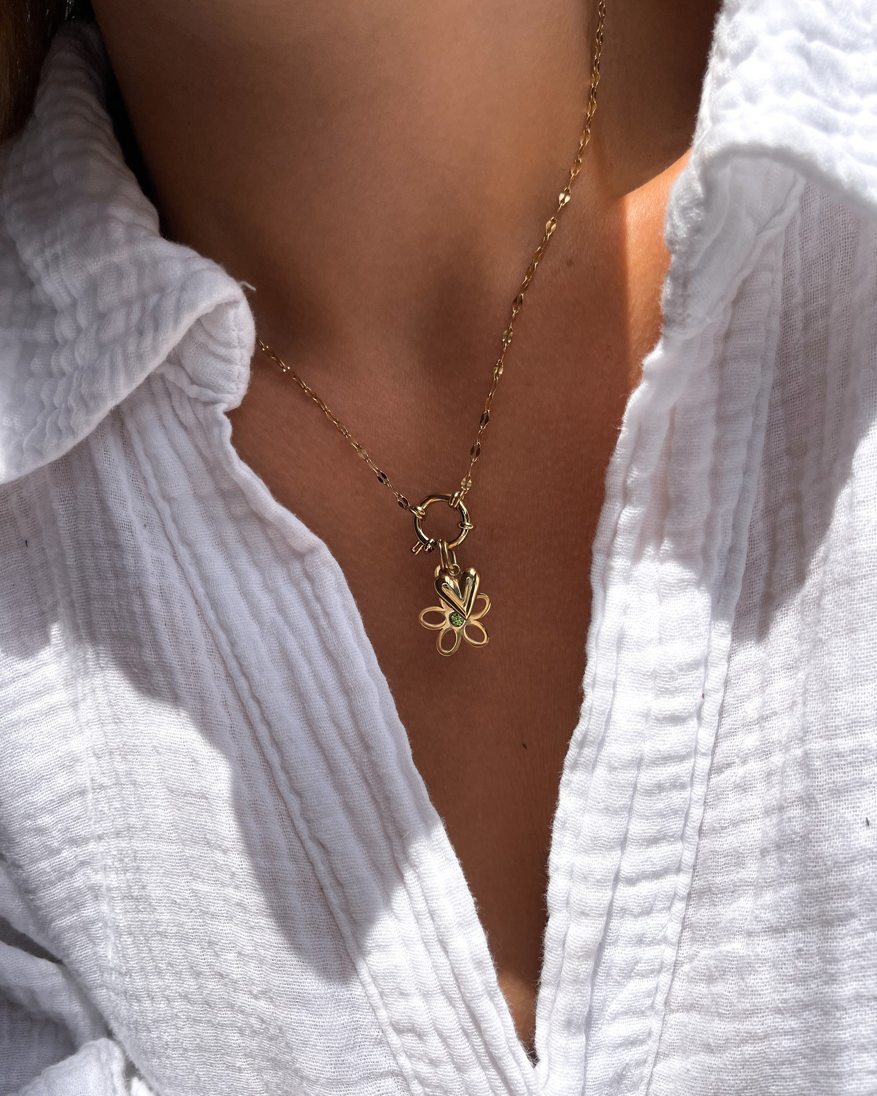 Halskette Crystal Charm