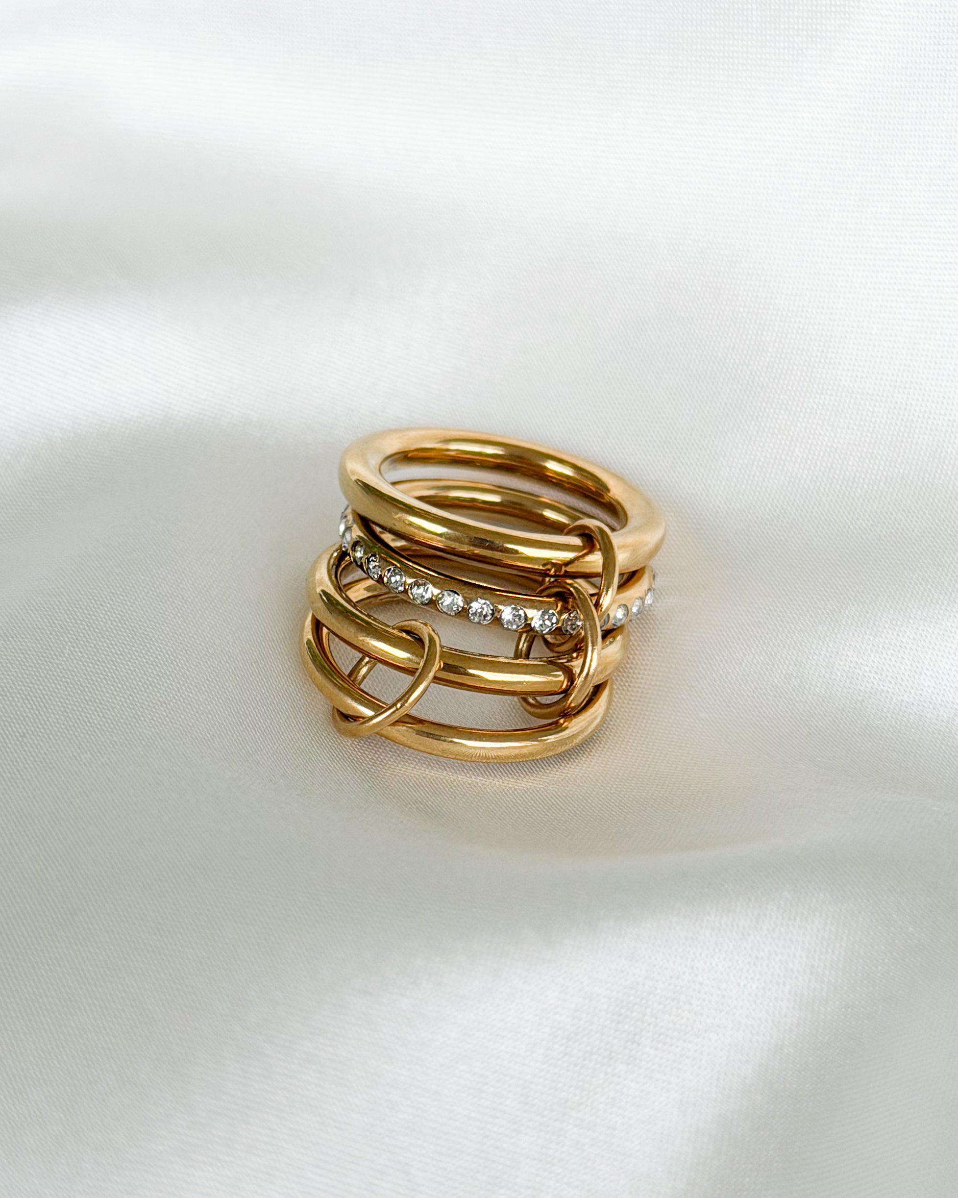 Ring Sparkle Layer Gold