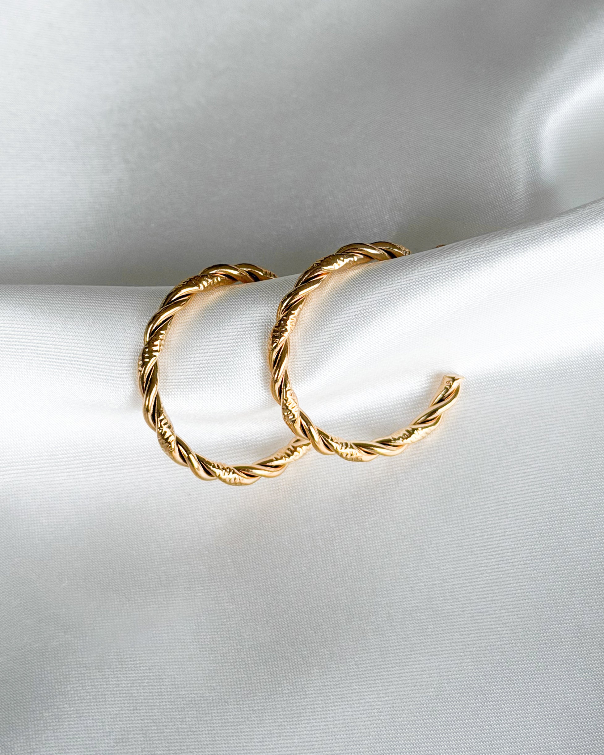 Creolen Twisted Hoops