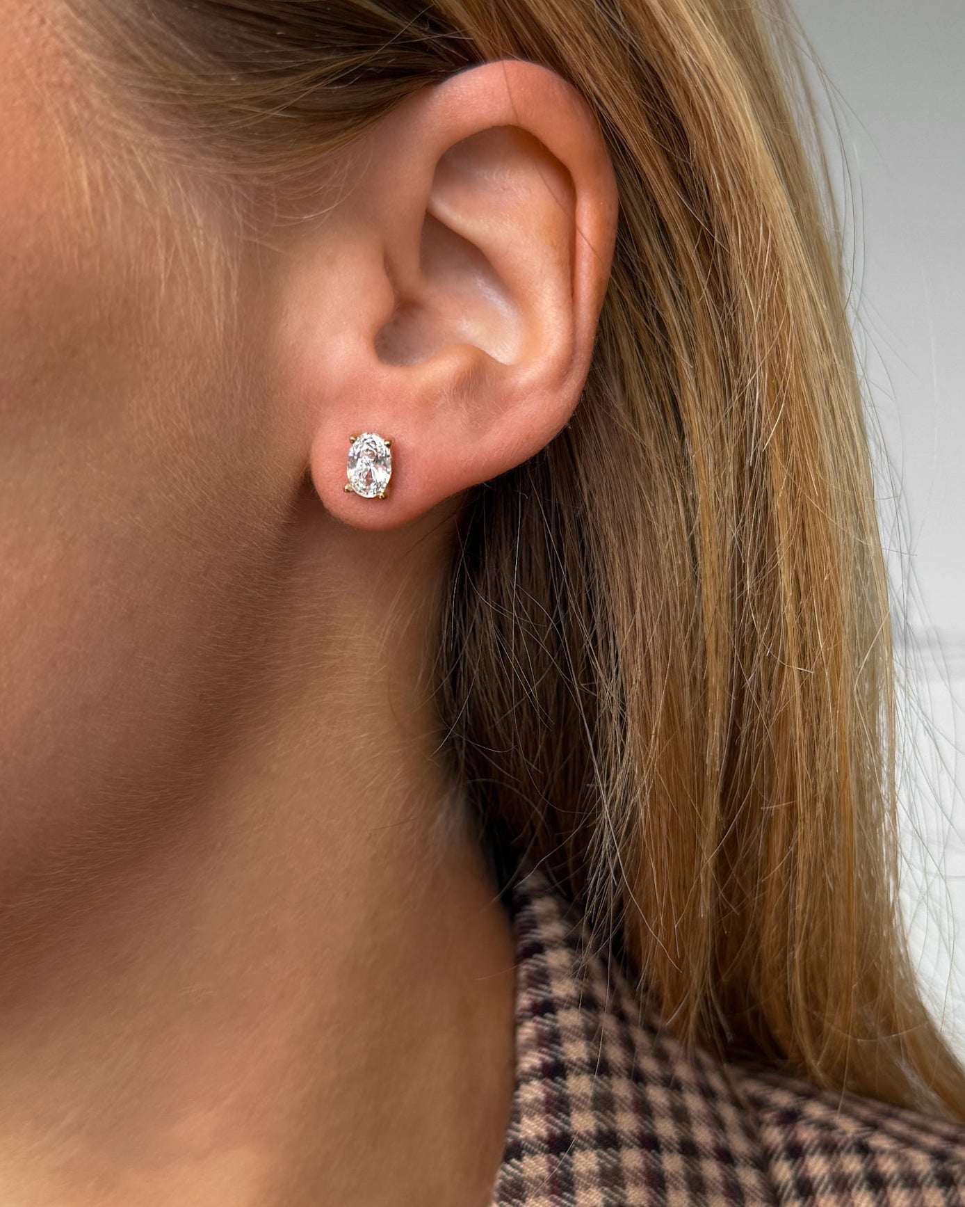 Ohrstecker Sparkly Oval