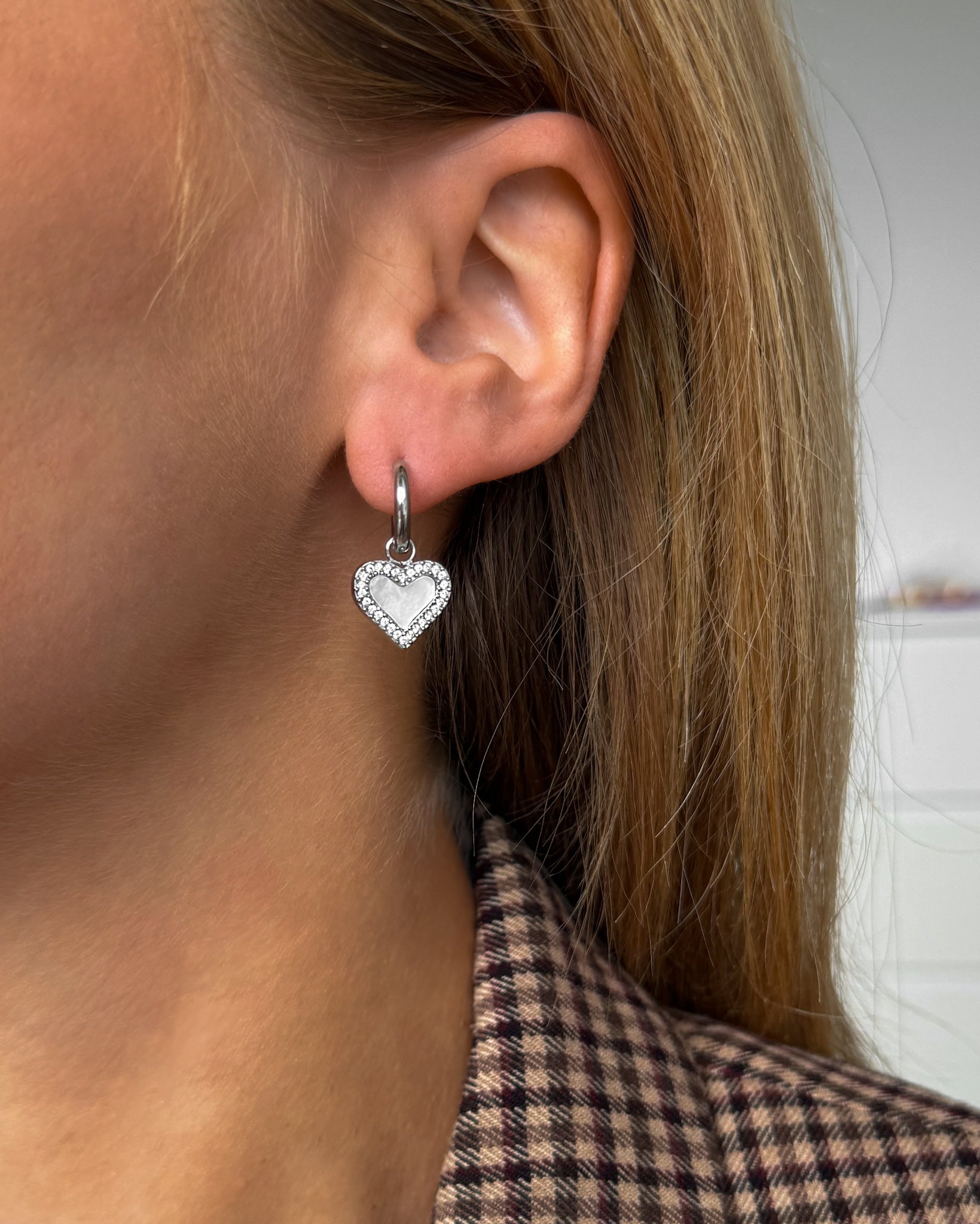 Ohrringe Pearl Heart