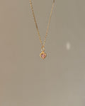 Charm Rosa Sparkle Heart