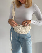 Puffy Crossbody Bag | Cream