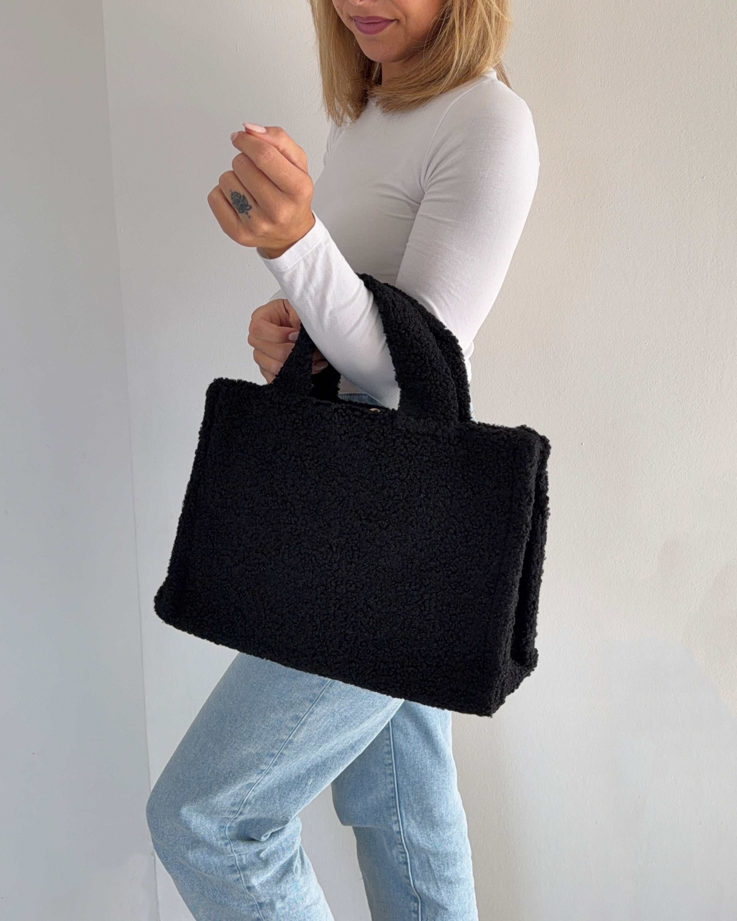 Teddy Bag | Schwarz