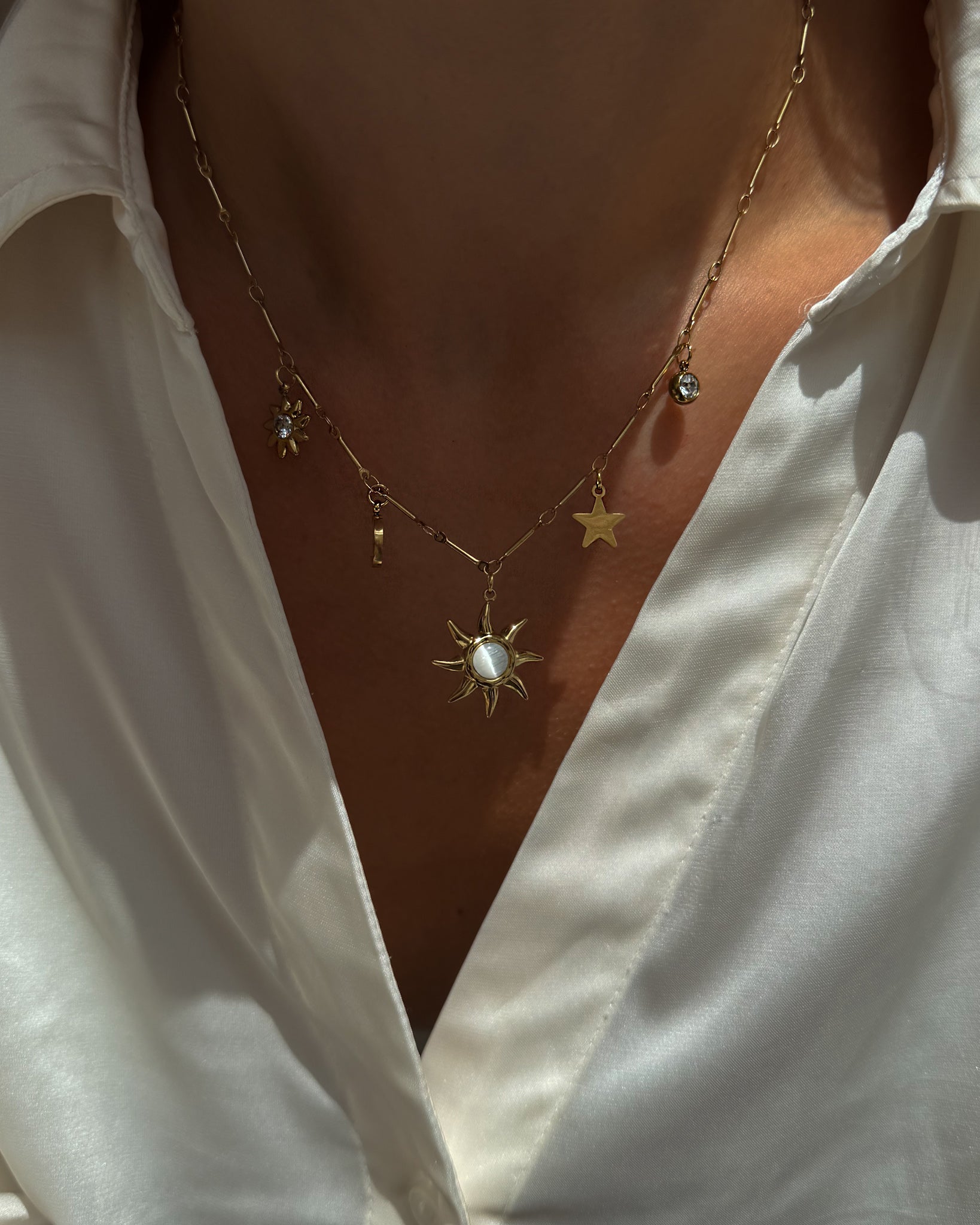 Halskette Golden Universe
