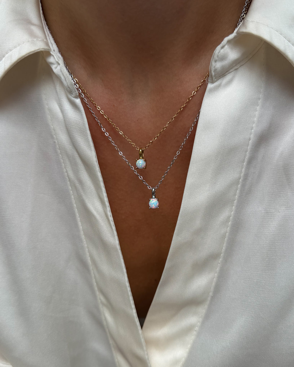 Halskette Opal Glow