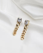 Ohrringe Golden Chain Drop