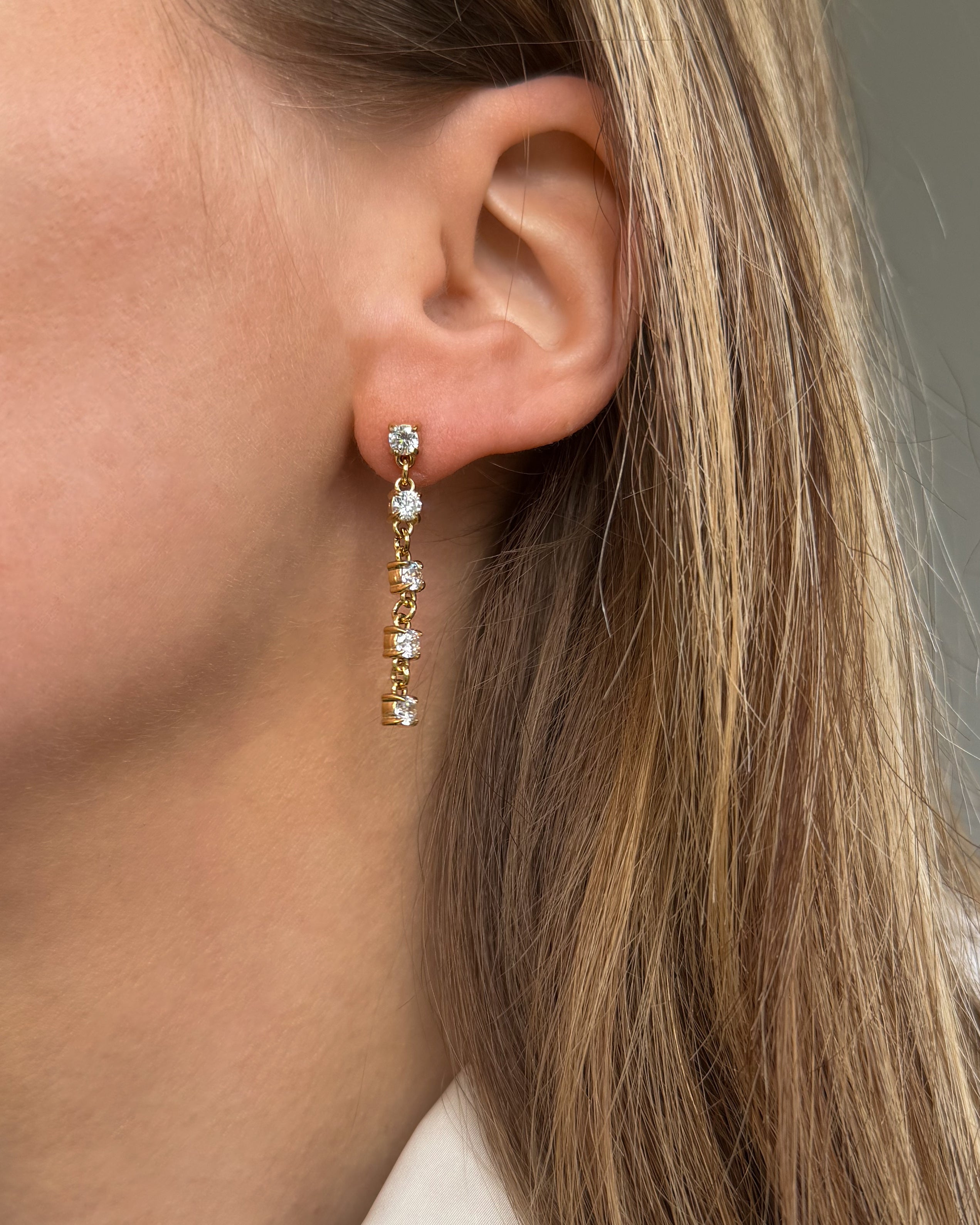 Ohrringe Crystal Drop