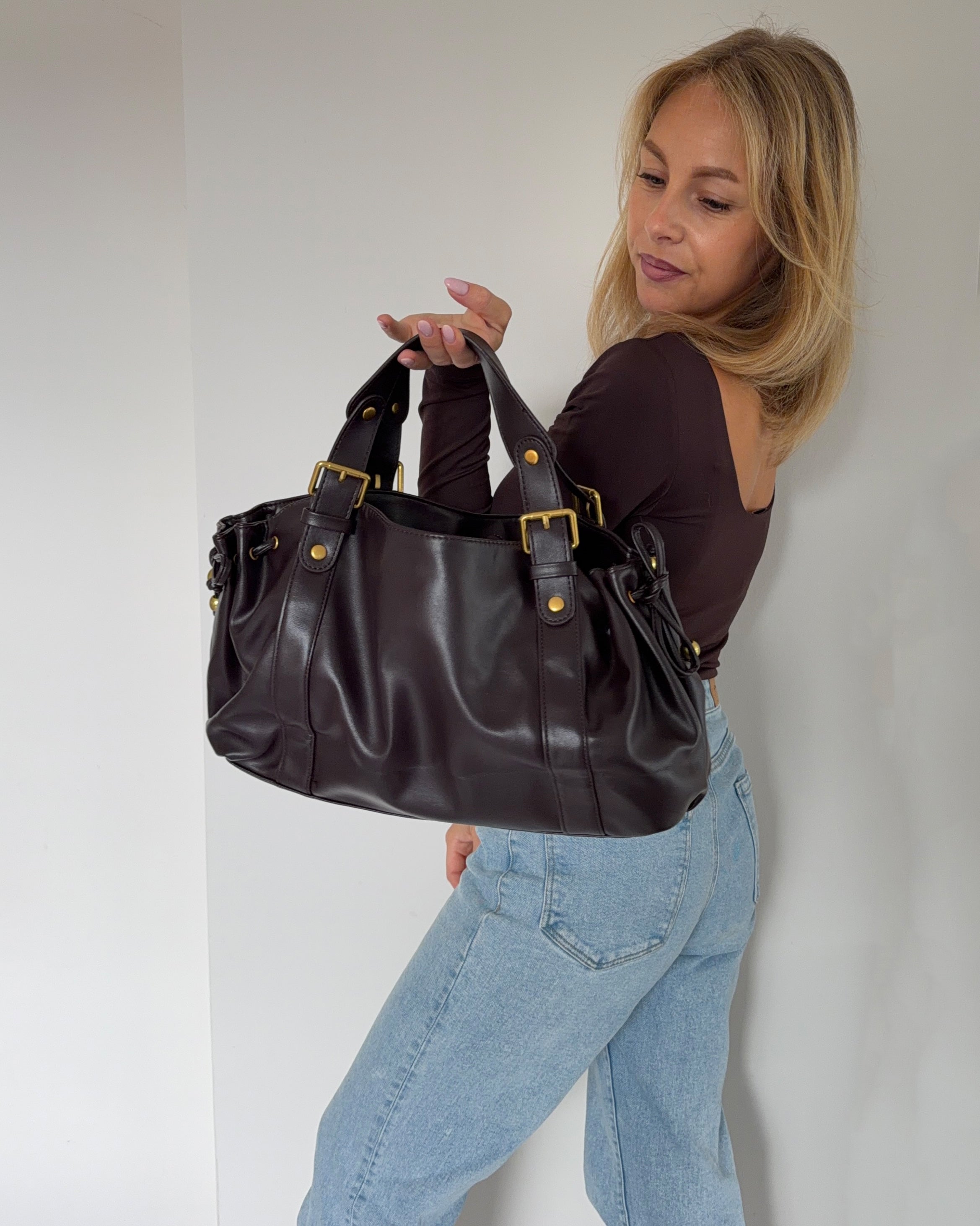 Bowler Bag | Dunkelbraun