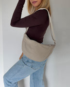 Everyday Half Moon Bag | Beige