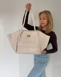 Oversized Tote Bag | Creme