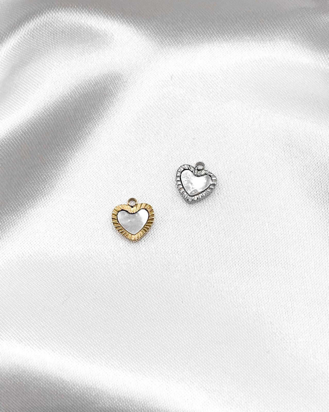 Charm Perlmutt Heart